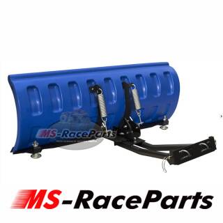 Schneeschild 152 cm für ATV und Quad komplett universal 60" blue