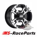 SS-112 Sportfelgen für Quad 10x6 Machined w/Black LK...